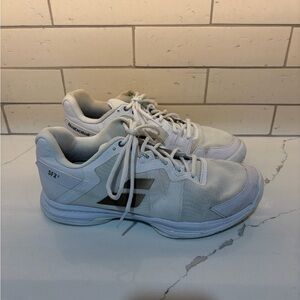 Babolat SFX3 all court Wimbledon tennis shoes.